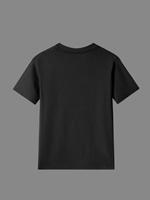 T-shirt à manches courtes pour femmes |   Haut décontracté à col rond, confortable et respirant, à la mode estivale, avec motif d'alphabet
