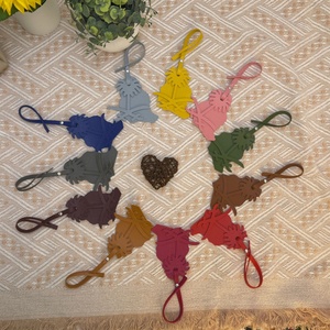 Pendentif de sac à dos Boshiho personnalisable en cuir PU, motif palmier, porte-clés parfumé, ornement suspendu, accessoire de voiture - Product Image 4