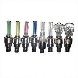Bouchons de valve de pneu en plastique ABS avec lumière LED super brillante pour voiture, vélo, moto - Conduite nocturne, batterie intégrée - Product Image 2