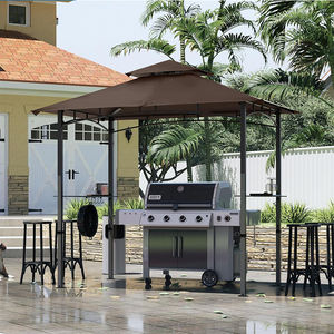 ABCCANOPY Tonnelle Abri Pour <span class=keywords><strong>Barbecue</strong></span> En Toile EtMétal 2.45 X1.50 X2.55 M Abri-grill Cenador Para Parrilla Pergolato Da <span class=keywords><strong>Barbecue</strong></span> - Product Image 4