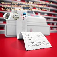 Papier thermique pour imprimantes de point de vente/caisses enregistreuses (Clover/Square/Verifone) - 57x40mm, blanc mat, simple couche, 70gsm - 100 rouleaux