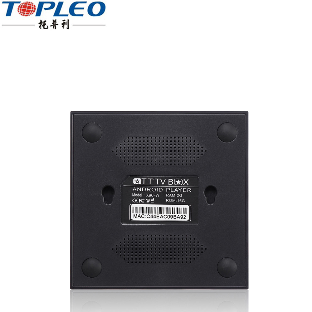 Calidad Superior Android 7.1.2 Quad Core S905W descarga X96 manual del usuario para Smart TV box
