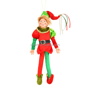 Bambola Elfo <span class=keywords><strong>di</strong></span> <span class=keywords><strong>Natale</strong></span> da 14,5 pollici, Giocattolo Elfo per Bambini o Decorazione, Mini Bambole Giocattolo, Piccoli Elfi da Scrivania con Gambe Pendenti, Bambola <span class=keywords><strong>di</strong></span> <span class=keywords><strong>Natale</strong></span> - Product Image 5
