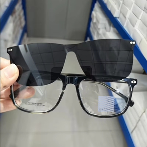 Cổ phiếu bán buôn rõ ràng Mix Chất lượng cao đầy đủ <span class=keywords><strong>rim</strong></span> clip trên Kính mát ngẫu nhiên <span class=keywords><strong>Acetate</strong></span> kính mặt trời từ khung - Product Image 1