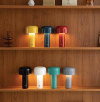 Lampe de table LED rechargeable moderne et classique en métal, sans fil, corps en fer, alimentation 3,5 V CC pour la maison, le bureau et la veilleuse