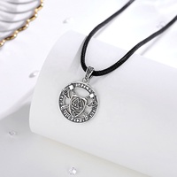 Collier hache en argent massif 925 pour hommes, amulette nordique, Viking, bijoux