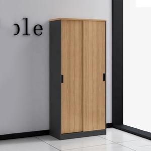 Librería Moderna y Sencilla de Madera con Puerta de Vidrio - Product Image 2