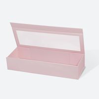 Boîte cadeau pliable magnétique intégrée Stock F3 Deep-50*18*10cm avec doublure MOM, emballage Saint-Valentin empilable, estampage à chaud