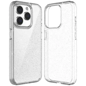 Wholesale Manufacturer Glitter Phone Case Mobile Phone Case Hard PC Shockproof TPU for Iphone Series Opp Bag Protect Cell Phone