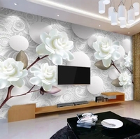 Panneau mural de réception chinois personnalisé 3d pour décoration de salon de beauté de luxe en marbre