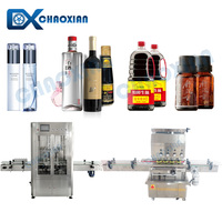 Machine de dosage de liquides en bouteille de verre de 8 oz à haute précision, ligne de remplissage et de bouchage automatique servo-volumétrique pour huiles