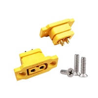 Conector Macho Original Amass Amarillo XT60E XT60E1-M XT60E-M XT60E-F XT60-M XT60 E1 XT60E1 XT90 para Montaje en Panel para Modelos RC