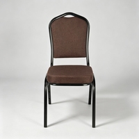 Nouvelle Chaise de Banquet Haut de Gamme en Aluminium avec Dossier Confortable et Accoudoirs, Idéale pour Événements, Finition Dorée