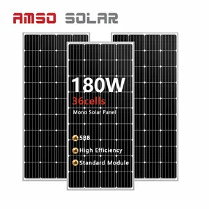 Großhandel kunden spezifische 180 w Solar panel 36 Zellen Solar panel mono kristalline Panel Solar 180 Watt