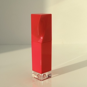 Nouveauté : <span class=keywords><strong>tube</strong></span> vide pour gloss à lèvres de 4 ml, contenant pour baume à lèvres, carré, rouge, tubes et boîte pour gloss à lèvres personnalisés avec logo - Product Image 3