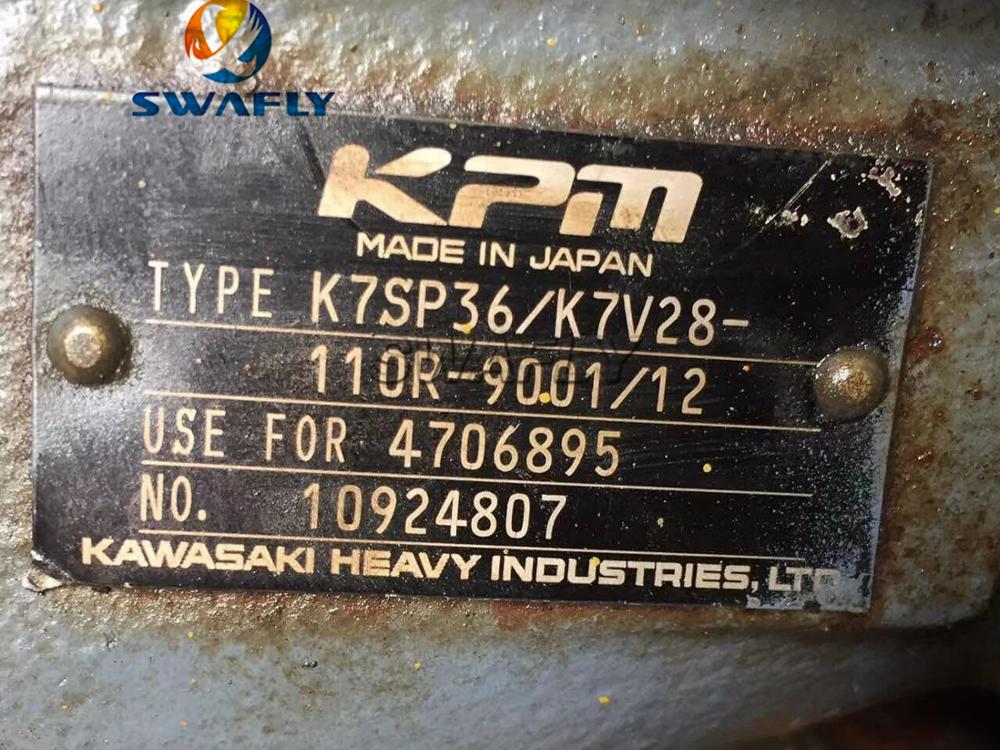 High Quality 4706895 ZX70-5G Hydraulic Main Pump KPM K7SP36