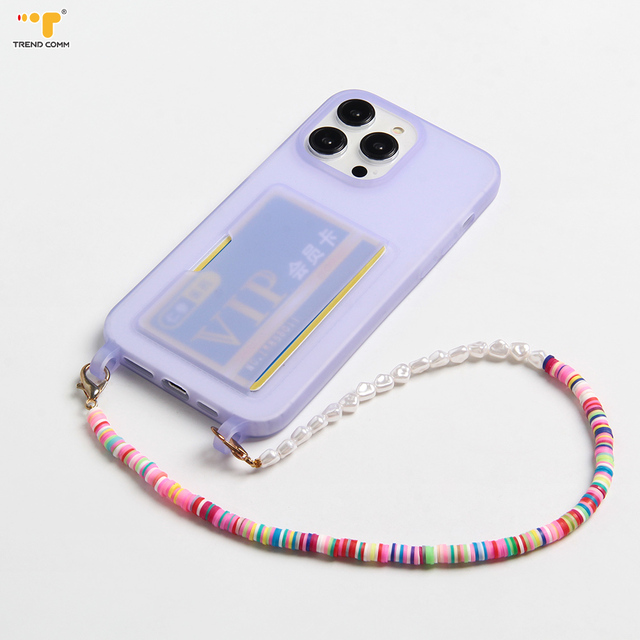 2026 New Handmade Jewelry for Women Colorful Flower Chain Natural Pearl Beads Handmade Accessories iPhone Crossbody Phone Straps