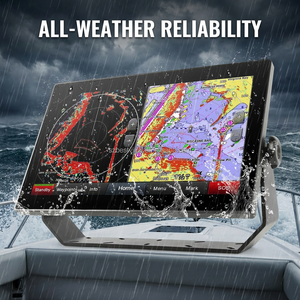 Monitor Marino OEM 15.6" 18.5" 21.5" per Uso Industriale Esterno, Completamente Impermeabile IP67, Alta Luminosità, Compatibile con Ecoscandaglio Garmin - Product Image 3
