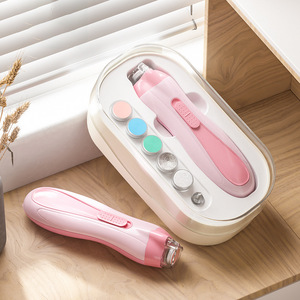 Lime à ongles pour bébé à tête de ponçage souple, avec lumière LED et faible vibration, pour nourrissons, tout-petits et adultes - Product Image 1