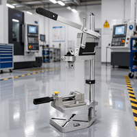 Support de table multifonctionnel portable pour meuleuse d'angle électrique en aluminium, avec laser de nivellement intégré, idéal pour le bricolage et l'OEM