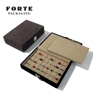 Boîte de rangement FORTE GEM multicolore avec logo personnalisé pour bijoux et pierres précieuses - Product Image 3