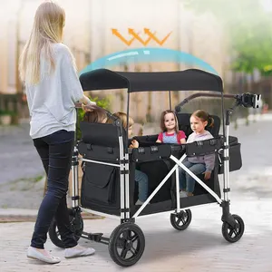 Factory Wholesale Outdoor Wagon Stroller For Children Picnic Beach Camping Wagon Cart