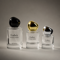 Atomiseur de parfum à brume fine, vaporisateur unique rond 30ml 50ml 100ml, flacon de parfum de luxe personnalisé, boîte personnalisée, flacon de parfum au design personnalisé