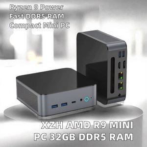 มินิพีซีเกมมิ่ง R9 6900HX ระบบปฏิบัติการ Win11 Pro แรม DDR5 32GB  SSD M.2 512GB รองรับ 4K Wifi6 พอร์ต DP หน่วยความจำวิดีโอ 16GB แรม 8GB ใช้ชิป AMD R9 6900HX DDR5 - Product Image 5