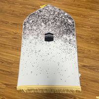 Großhandel Flanell Gebets decke Matte Gebets matte minimalist ischen ethnischen Stil Band Quaste kniende Gebets decke