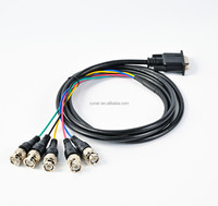 Kabel VGA ke BNC 75 Ohm untuk Peralatan Retro Gaming & AV