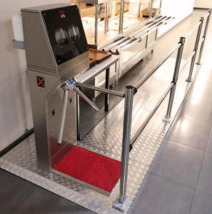 2025 nouveau 304 acier inoxydable entrée taille-hauteur tourniquets hygiène des mains désinfection trépied tourniquet - Product Image 5