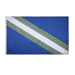 Bandera de la región de Champagne-Ardenne, Francia, de poliéster, 3x5 pies (150x90 cm), decorativa, con 2 ojales - Product Image 1