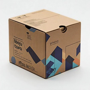 Boîtes d'expédition en carton ondulé sur mesure au prix d'usine, emballage en carton ondulé, boîtes d'expédition en carton kraft OEM pour l'envoi postal - Product Image 1