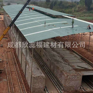 Frp Corrugated Roofing Tiles Blue 1.5 2.0 2.5 3.0 Mm Thickness For Chemical Plants And Brick Factories - Product Image 5