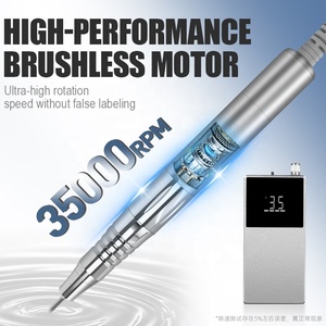 Kit d'ongles manucure 2029 AT-NDB-012 ensemble 35000 tr/min professionnel sans brosse <span class=keywords><strong>vernis</strong></span> à ongles enlever Machine - Product Image 5