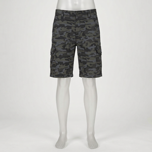 Men's Camouflage Cargo Shorts Mid Waist Breathable Cotton Polyester Summer Casual Woven Denim Shorts with Pockets - Product Image 1