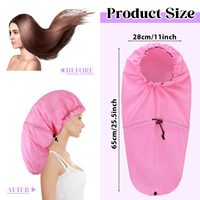 Bonnet de douche imperméable en EVA pour cheveux longs et dreadlocks, séchage rapide, réutilisable, doux, élastique, ajustable, écologique, fin, pour femmes et hommes