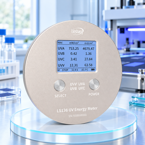 Analyseur d'énergie UV à quatre canaux Linshang LS138 pour l'analyse des données d'irradiation UVA, UVB, UVC, UVV, de la dose, de la température et du facteur de protection (IP) - Product Image 1