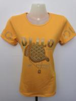 T-shirt décontracté à col rond pour femme avec lettres en strass, imprimé alphabet scintillant, vente en gros directe d'usine, été