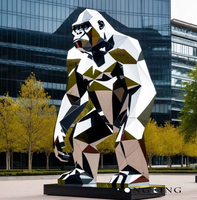 2024 moderne décoration extérieure en acier inoxydable femme visage en forme de Sculpture métal buste Statues pour Offre Spéciale