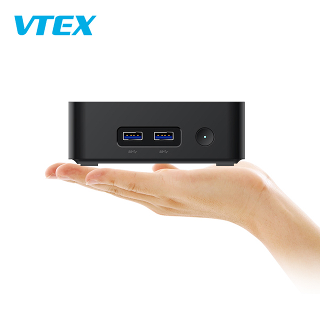 VTEX OPS Small Minipc Barebone Fanless Mini PC NAS Miniordenador Core I3 I5 I7 8GB 16GB 32GB Ram NUC Desktop Mini Computer PC