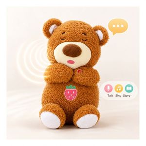 Peluche Lapin Intelligent IA Personnalisé avec Dialogue Vocal, Compagnon d'Apprentissage de l'Anglais, en Coton Doux, Cadeau d'Anniversaire pour Enfants, Fabricant - Product Image 1