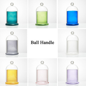 Oferta Especial: Cúpula de Vidrio Borosilicato Económica <span class=keywords><strong>para</strong></span> Decoración de Bodas, Pequeña Cúpula de Vidrio con Asa en Forma de Corazón y Base de Vidrio <span class=keywords><strong>para</strong></span> Decoración del Hogar - Product Image 4