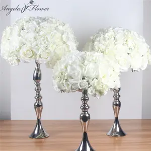 35cm ipek yapay çiçek top DIY düğün dekor pencere masa centerpieces aksesuarı