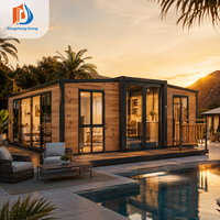 Maisons miniatures modernes de haute qualité de 20 et 30 pieds, maisons modulaires préfabriquées, maisons préfabriquées extensibles pour l'Europe, camping pod
