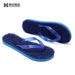 Nouvelles tongs de plage au design tendance, en PVC, unisexe, avec coussinets massants antidérapants, chaussures pour hommes, vente en gros, <span class=keywords><strong>pas</strong></span> <span class=keywords><strong>cher</strong></span>, personnalisables en caoutchouc - Product Image 2