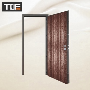 Porte de sécurité en acier galvanisé simple, design moderne et élégant en acier inoxydable, pour la maison, Indonésie - Product Image 3