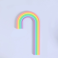 Bestseller Bunter Regenbogen Cake Topper Kuchenwerkzeuge Hochzeit Geburtstag Party Geschenk Kuchen Zubehör Dekorationen