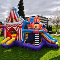 GMY Structures gonflables de carnaval et de cirque, châteaux gonflables et trampolines, maison de jeu pour enfants, aire de jeux avec toboggan pour la location