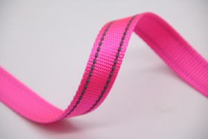 Nhà máy trực tiếp bán tùy chỉnh <span class=keywords><strong>Nylon</strong></span> vải Dây đeo với sọc phản quang cho các sản phẩm chó web ban nhạc - Product Image 4